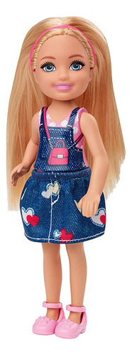 Barbie Club Chelsea Doll (6.0 in) Con Parte Superior Gráf.