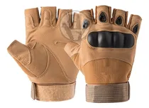 Comprar Guantes Tacticos Sin Dedos Beige Coyote Proteccion  Nudillos