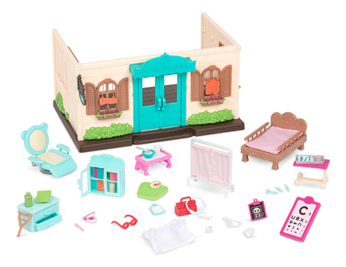 Li'l Woodzeez Hospital Set Juego Clinica Con Accesorios