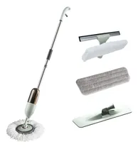 Comprar Mopa Para Piso Y Vidrios Bynox 3en1 Con Mopa Circular Mopa P