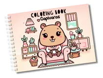 Comprar Livro Para Colorir Capivara Fofa Para Colorir Animais Adoráveis E Desenhos Simples Para Adultos E Crianças 50 Folhas 180g Capa Dura A5 Estilo Do Livro De Colorir Bobbie Goods