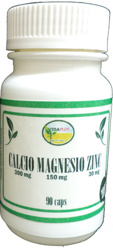 Calcio Magnesio Zinc 4 Fcos De 90 Caps  500 Mg Por;