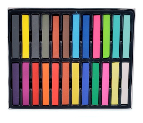 ¡ Caja 24 Tizas Pintura Temporal - Unidad a $1467