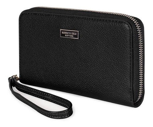 Billetera Mujer Paislee Negra Kenneth Cole