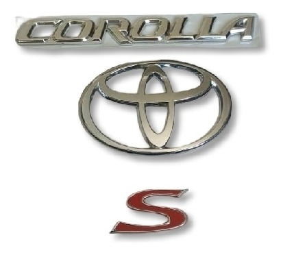 Kit De Emblemas De Maleta Para Toyota Corolla Super Sport
