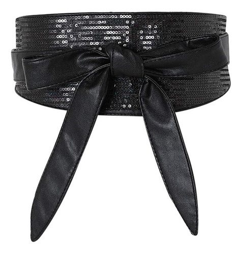Shengweiao Cinturón De Cintura Obi Para Mujer Con Lentejuela