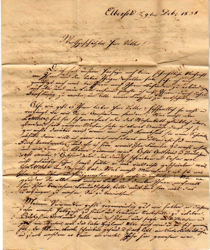 Holanda Carta Precursora De La Filatelia Año 1838 ¡ver!!! 