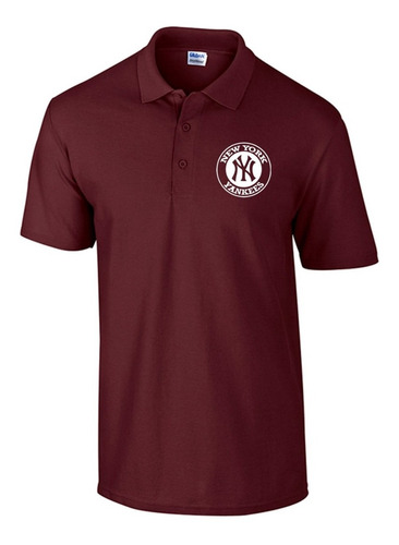 Camiseta  Polo Yankees New York Hombre Gildan