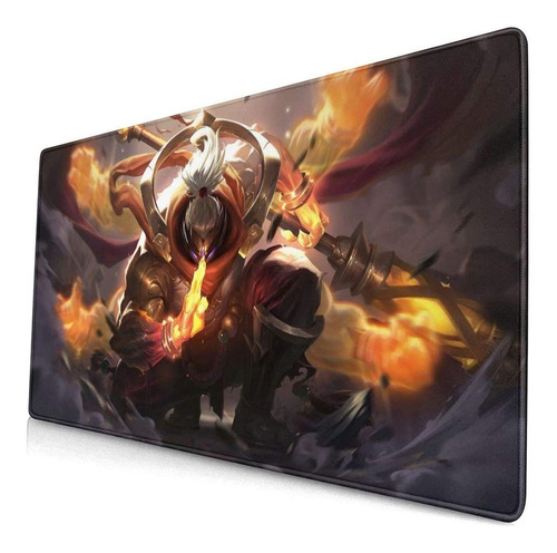 Desk Pad Dibujo God Staff Jax 30 Cm X 60 Cm