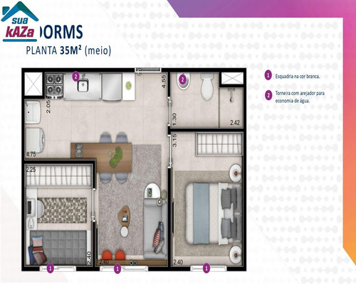 Imagem 4 de 17 de Apartamento 2 Dormitórios A Partir De R$ 206 Mil - Faça Já Sua Reserva! - Ap00673 - 69287937