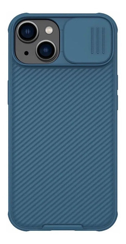 Carcasa Nillkin Camshield Para iPhone 14/14 Plus/14 Pro Max Color Azul iPhone 14 Pro