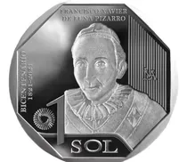 Comprar Moneda Francisco Xavier Luna Pizarro Colección Bicentenario