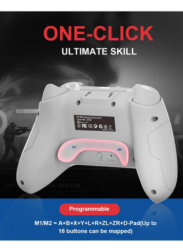 Controlador Bcofo Pc, Controlador Sem Fio Com Iluminação Hal