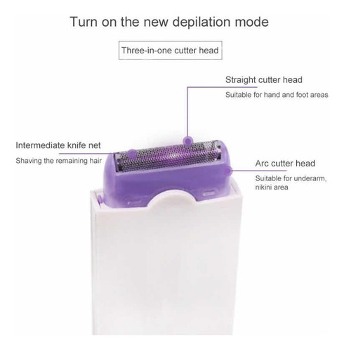 Depiladora Recargable Usb Sensor Luz Láser G3