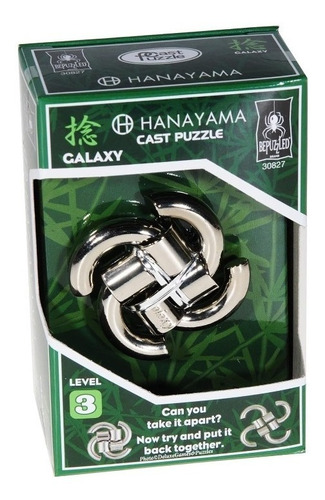 Hanayama Cast Puzzle Galaxy Nivel 3 Rompecabezas Bepuzzled