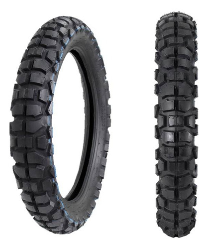 Llantas 4.60-18 + 80/100-21 Doble Proposito Usa Camara