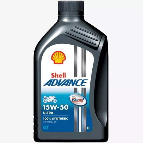 Aceite Shell Advance 15w50 100% Sintetico Ct.