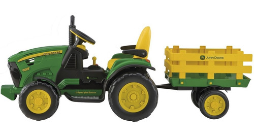Mini Trator Eletrico Recarregavel John Deere Peg Perego
