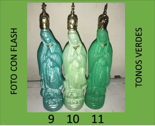 Botella de vidrio para agua bendita de 3.25 - Guadalupe (12) – LACrafts