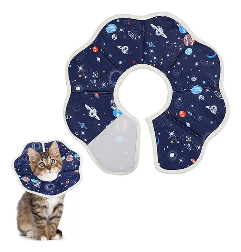 Collar Isabelino Para Mascotas De Cono Plegable Y Ajustable