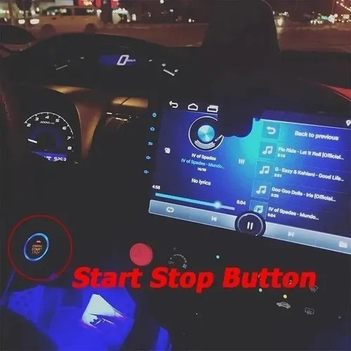 Auto Botón Encendido Arranque Antirobo Start Sin Llave Rfid
