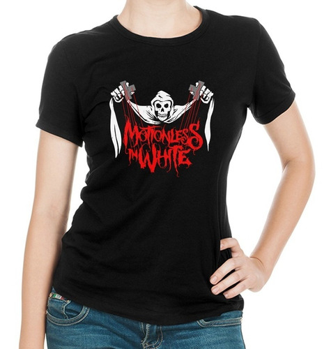 Blusas Dama Negras Motionless In White Nu Metal