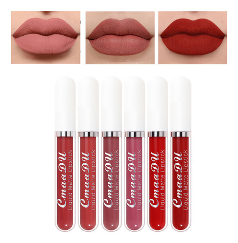 Labios 18 Colores A Prueba De Agua De Juego 6 Cajas Brillo