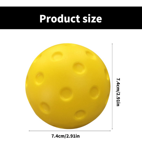 (b) Bolas De Práctica De Pelotas De Espuma Para Pickleballs