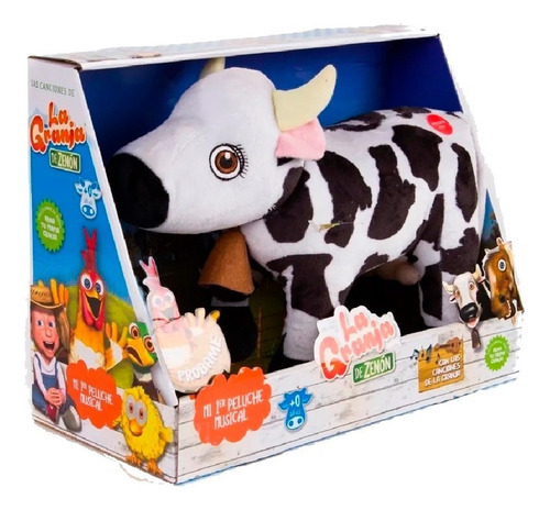 Peluche Musical Vaca Lola  La Granja De Zenon