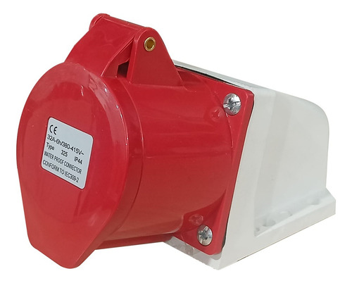 Enchufe Industrial Superficial Rojo 3p+n+t 16a 220v - 440v