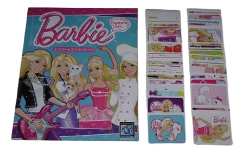 Album Barbie Quiero Ser Figuras A Pegar Navarrete Completo