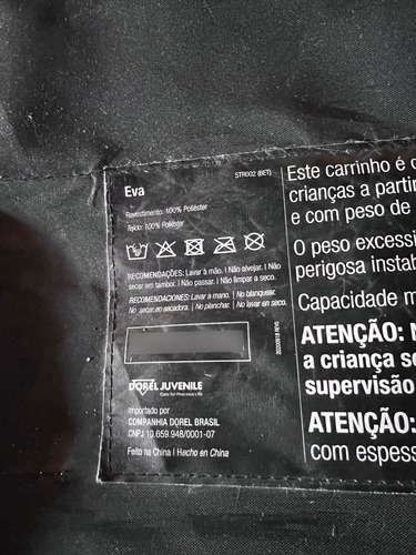 Carrinho Bebê Maxi-cosi Eva Iii Cinza-escuro (Usado)