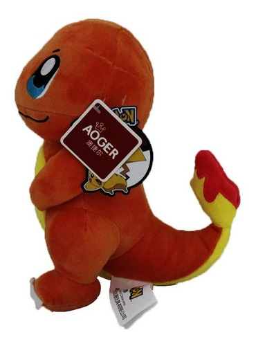 Imagem 4 de 7 de Pelúcia Pokemon Charmander Original Tomy Importada 21 Cm