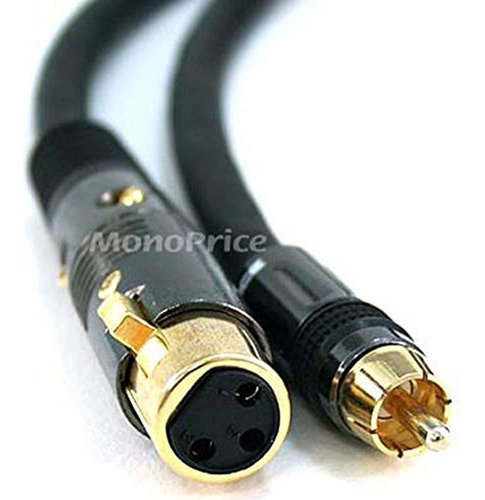 Monoprice Premier Series Xlr Cable Hembra A Rca Macho - 10 P