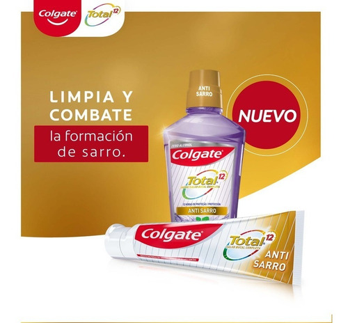 Crema Dental Colgate Total 12 Anti Sarro 90 G