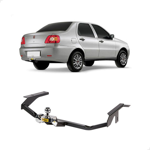 Engate Siena Fire 97 98 99 A 2023 Adiante Reboque Com Gancho