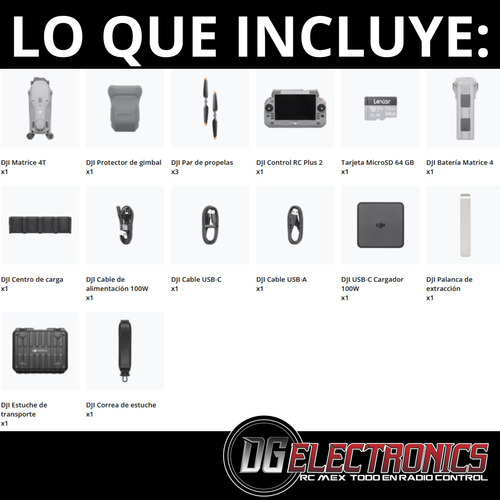 Dron Enterprise Dji Matrice 4t Cámara Térmica Función Ia