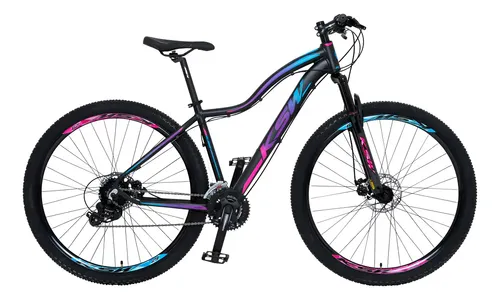 Bicicleta Aro 29 KSW Mwza 24 Marchas Câmbios Shimano Freio a Disco