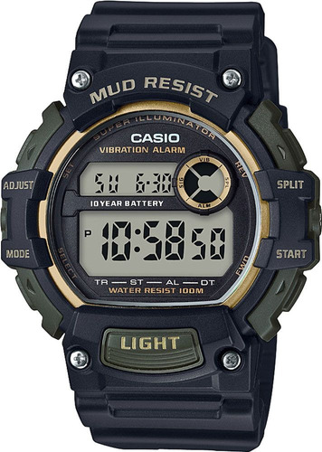 Casio Trt-110h-1a2 Relogio Prova De Lama Alarm Vibra Trt110