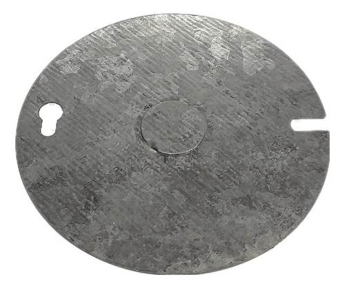 Tapa Ciega Redonda 4 Pulgada Metal Galvanizada