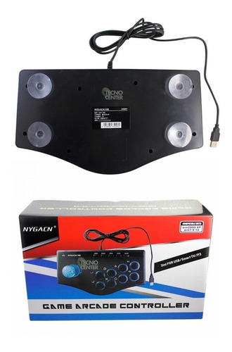 Imagen 7 de 10 de Joystick Arcade Usb 5 En 1 Android Pc Smart Tv Ps2 Ps3 Cuota