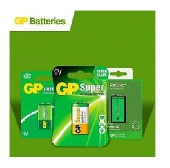 Pilas Bateria 9v (cuadrada) Gp Super Alcalina Original