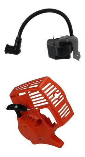 Arranque Retroceso + Bobina De Encendido Para Stihl Fs38 Fs4