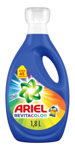 Detergente Líquido Ariel Revitacolor Concentrado 1.8l