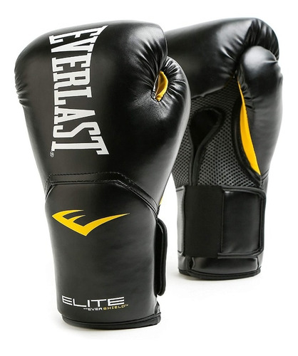 Guantes De Box Everlast Pro Style Elite Azul 14 Oz + Envio