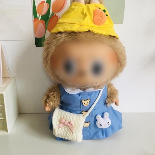 Diy Cómodo Vestido De Muñeca De Felpa Con Sombrero