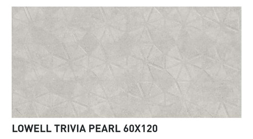 Arg Ceramica Lowell Trivia Pearl Decorativa Mate 60x1.20 Rec