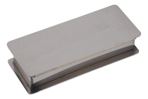 Soporte Para Palillos Con Tapa Rectangular De Acero Inoxidab