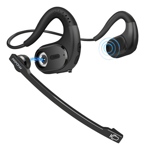 Auriculares Bluetooth Mpow Con Micrófono Extraíble, Ruido