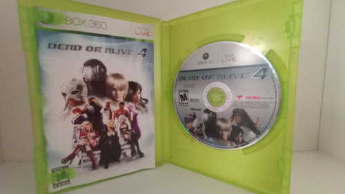 Jogo Dead Or Alive 4 Xbox 360 - Original Envio Rápido! (Recondicionado)